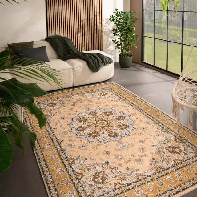 Heritaged Vintage buitenkleed - Valenca Nova geel 200x290