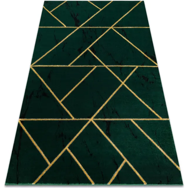 RUGSX Kleden Rugsx Tapijt EMERALD exclusief 1012 glamour, stijlvol ge 80x150 cm Groen