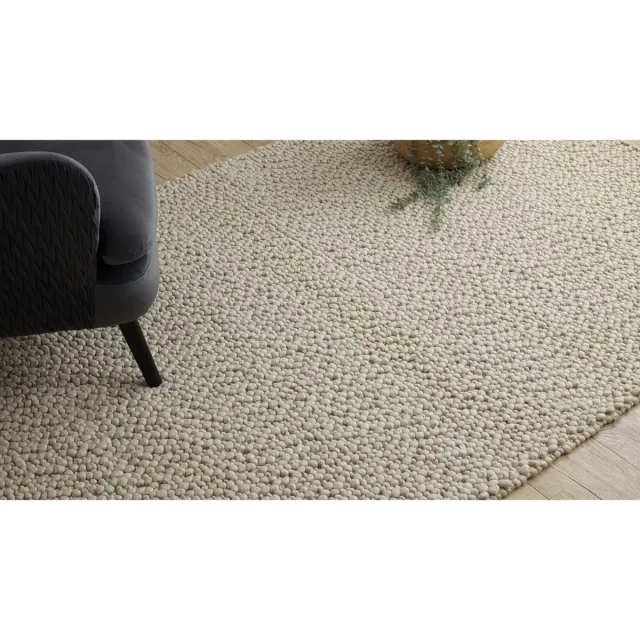 RUGSX Kleden Rugsx Wollen tapijt TAHAR 99005B room / grijs 200x290 cm Beige