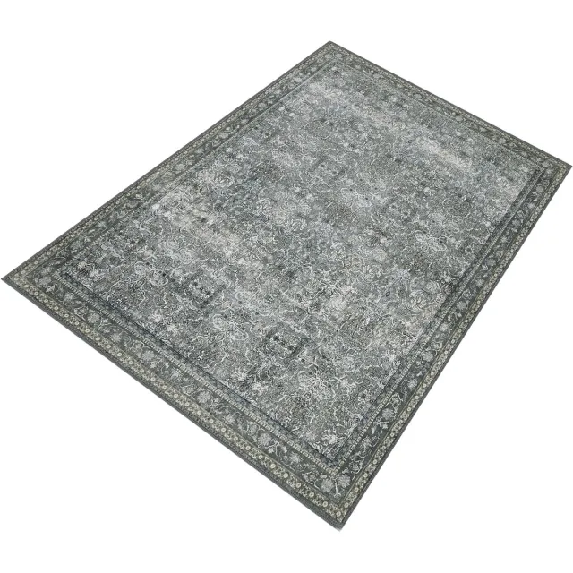 Songmics HOME - Tapijt - Vintage Stijl Vloerkleed - Antislip - Wasbaar - Voor Woonkamer en Slaapkamer Grijs