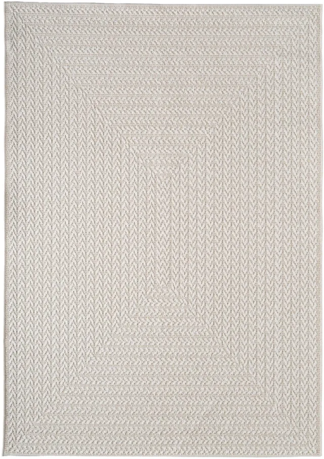 TT Home Buitenkleed - Sisal-look - Boho - Crème - 80 x 150 cm natur
