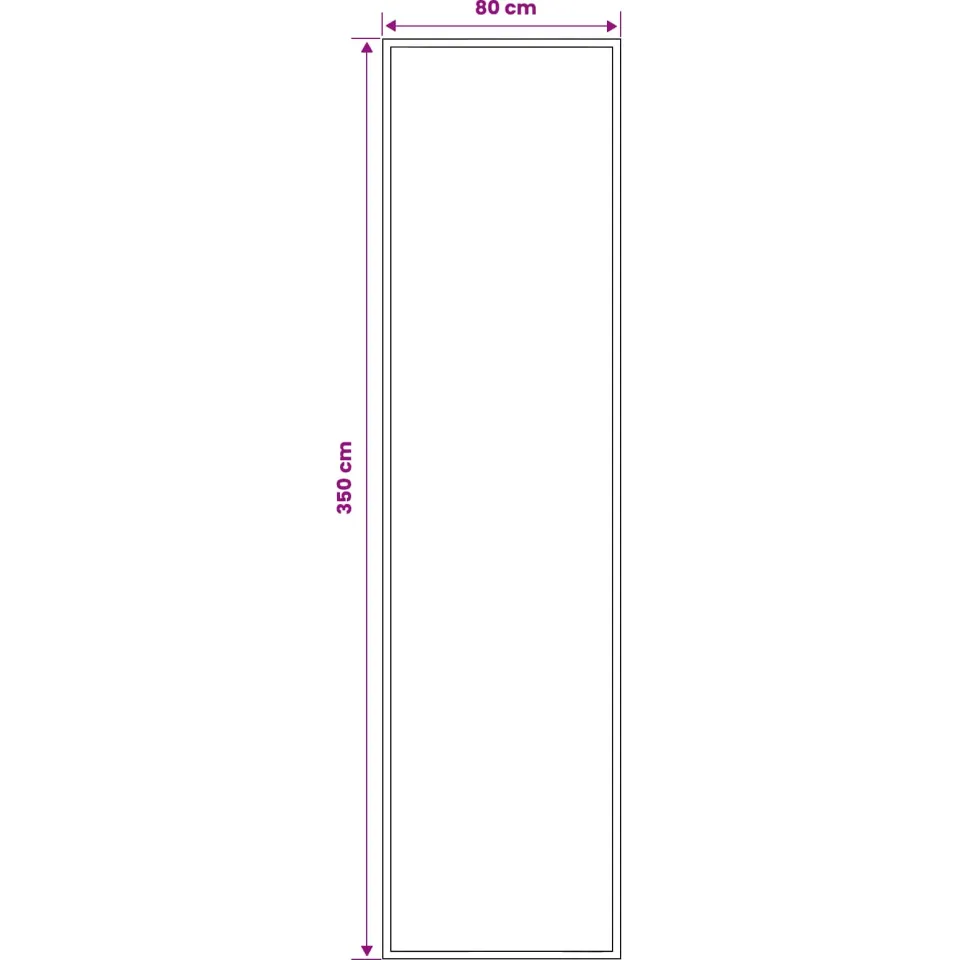 vidaXL Tapijtloper FLORNES Geweven Ochre Zigzag 80 x 350 cm PP 7 mm, foto 3