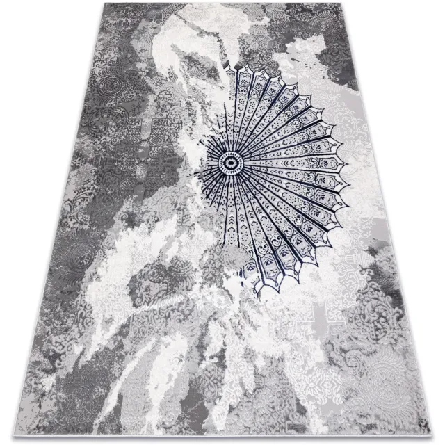 RUGSX Kleden Rugsx Tapijt ALLURE 5715 Abstractie - Structureel, stijl 160x220 cm Grijs