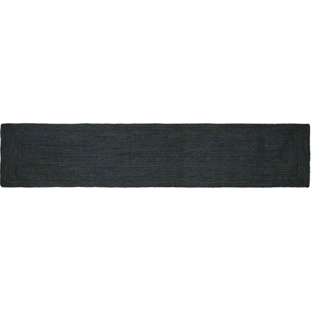 vidaXL Gebied Tapijt Donkergrijs 60 x 400 cm Jute