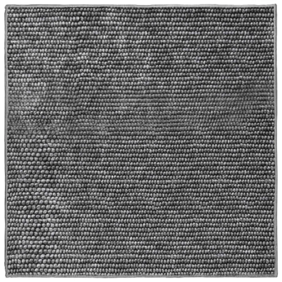 vidaXL Vloerkleed Antraciet 100 x 100 cm 100% Polyester 3 mm Wasbaar Anthraciet
