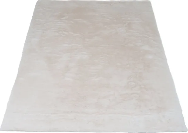 Veer Carpets Vloerkleed Morbido Ivory 2810 - 160 x 230 cm - Extra Hoogpolig Fluffy Vloerkleed in Scandinavische / Hotel Chique Stijl Wit