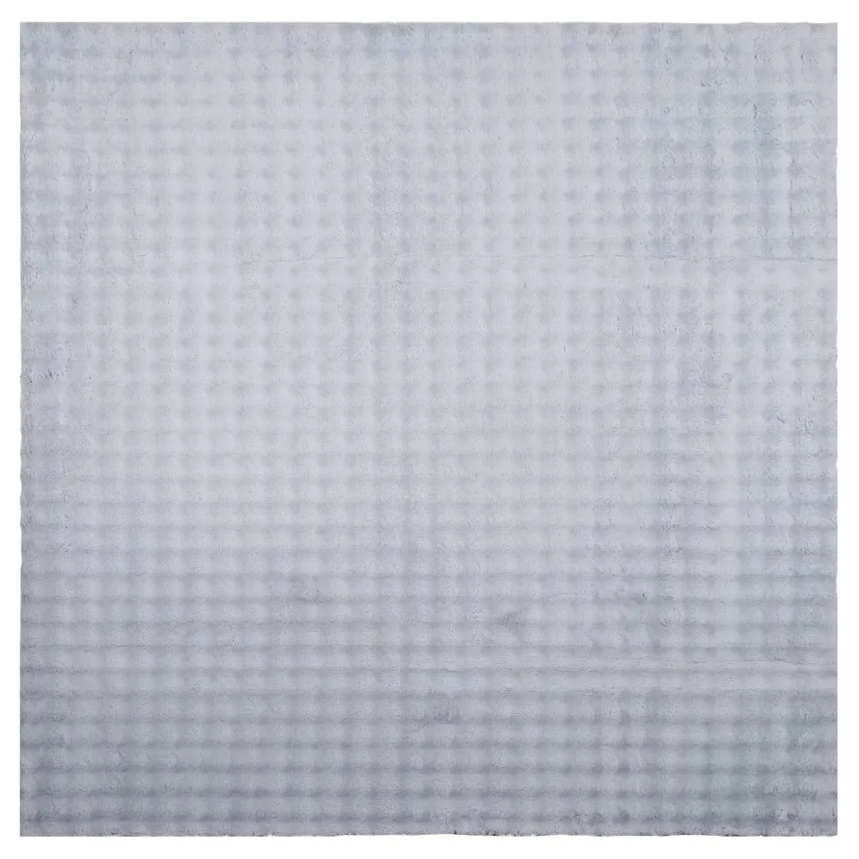 vidaXL Vloerkleden Vierkant SIROLO Grijs 240 x 240 cm Polyester