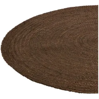 Kwantum Vloerkleed Solis Donker Bruin ø 100 cm, foto 2