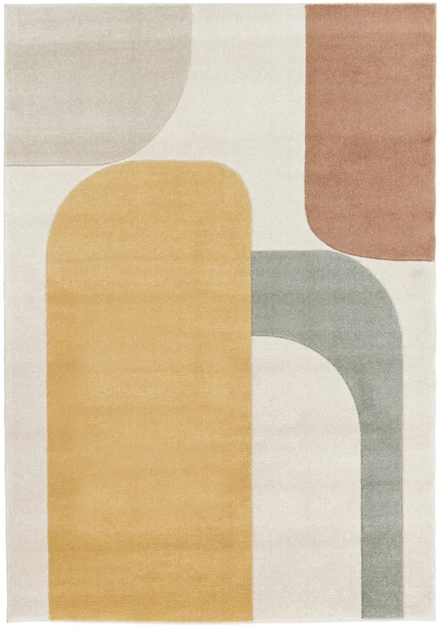 AFK Living Zacht tapijt voor warm interieur WASSILY veelkleurig