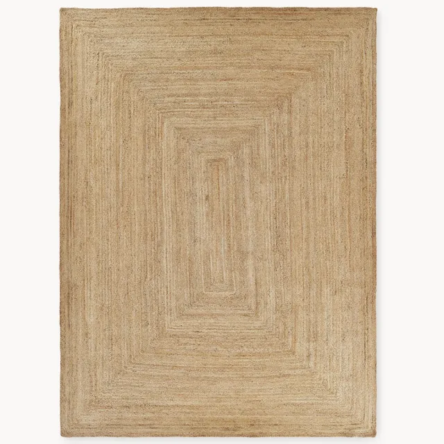 Westwing Collection Handgemaakt juten vloerkleed Sharmila Beige