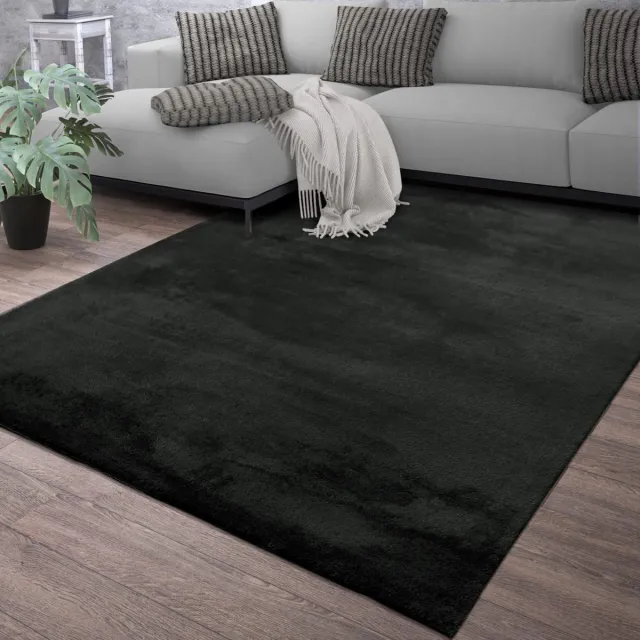 TT Home Binnen- en buitentapijt weerbestendig balkon keuken woonkamer tapijt 150 x 150 cm Rond zwart