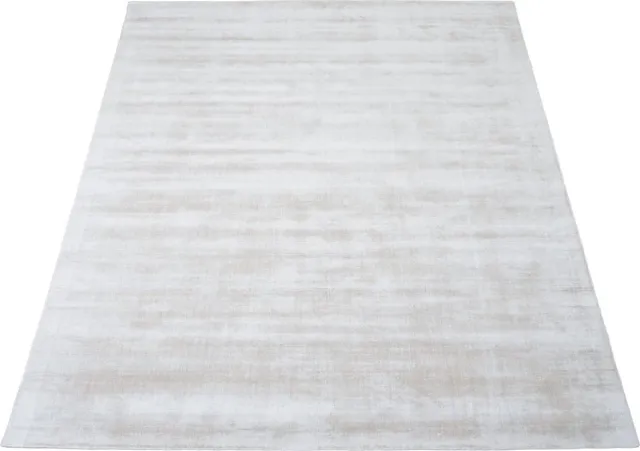 Veer Carpets Vloerkleed Cos Ivory - 160 x 230 cm - Luxe Viscose Design Vloerkleed met Zijdezachte Glans