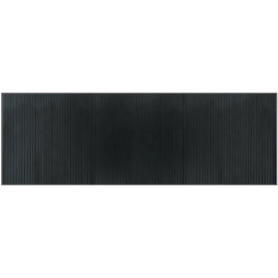 vidaXL Vloerkleed rechthoekig 100x300 cm bamboe grijs