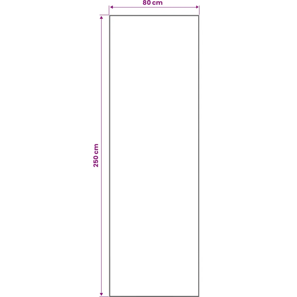 vidaXL Vloerkleedloper LESAKA zilver 80 x 250 cm Diamantvelours, foto 3