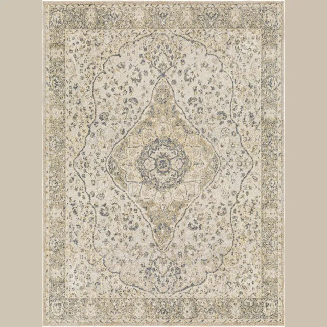 Surya Celine vloerkleed wasbaar oosters vintage beige ivoor