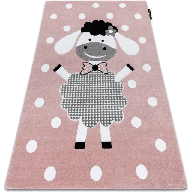 RUGSX Kleden Rugsx Tapijt PETIT DOLLY schaap, lammetje rozekleuring