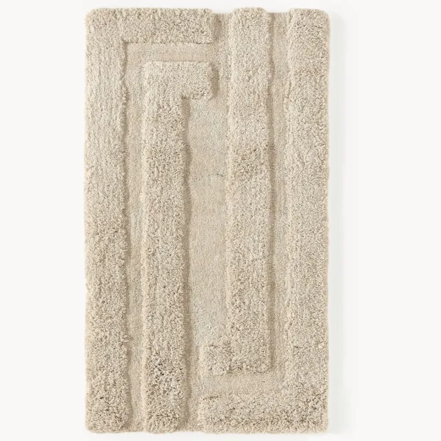 Westwing Collection Hoog-laag vloerkleed Genève Beige