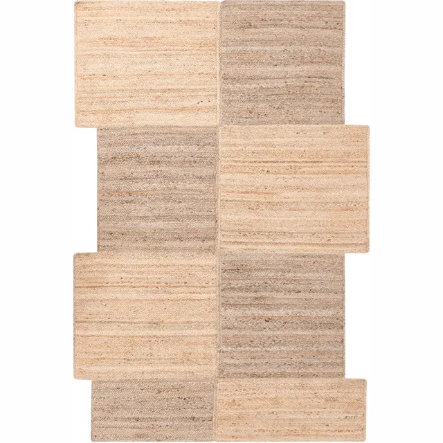 Beliani SANGLI - Vloerkleed - Beige - Jute, foto 2