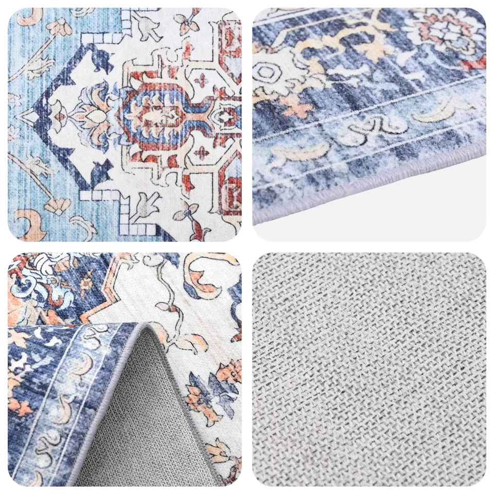 vidaXL Vloerkleed ORIZ Meerkleurig 200 x 200 cm 100% polyester, foto 4