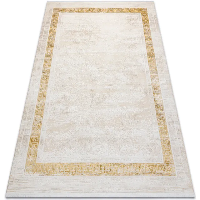 RUGSX Kleden Rugsx Modern tapijt DUKE 51524 crème / goud 180x270 cm Beige