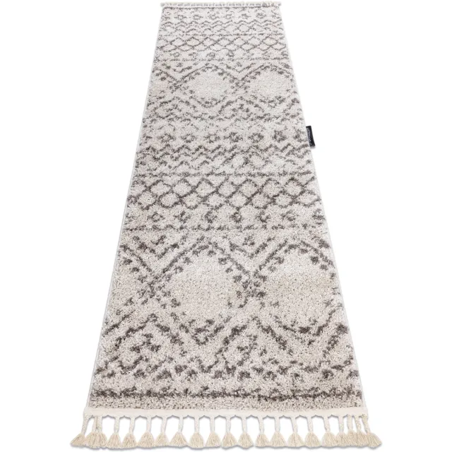 RUGSX Kleden Rugsx Tapijt, Vloerbekleding BERBER RABAT crème - voor 70x300 cm Beige