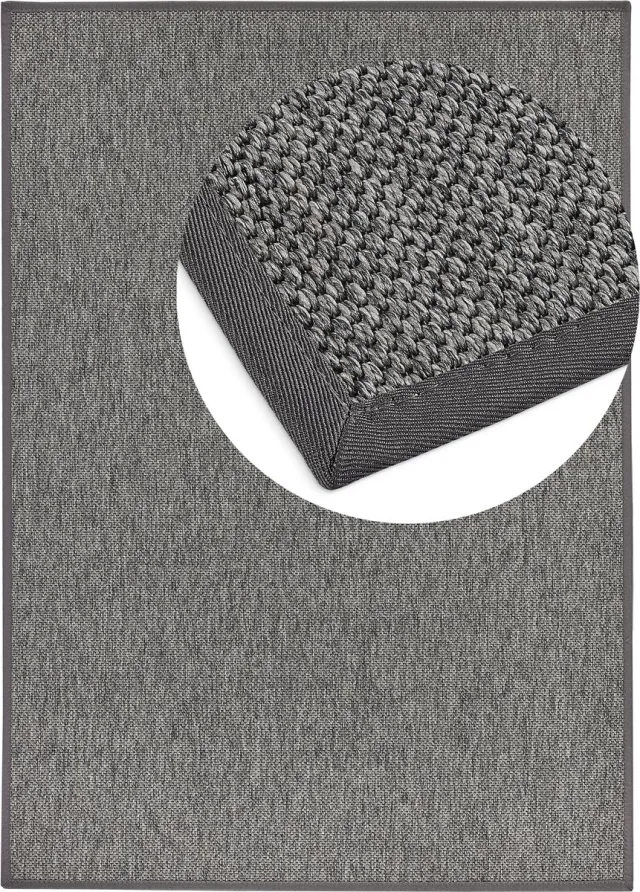 DEKOWE Vloerkleed Naturino Prestige S1 graphit 60x110cm