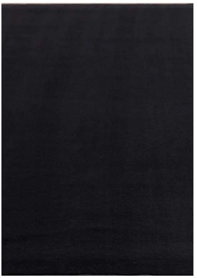 Dutch XXL Wasbaar Vloerkleed | Tapijt | Sky | Uni | Zwart | 160x230 cm