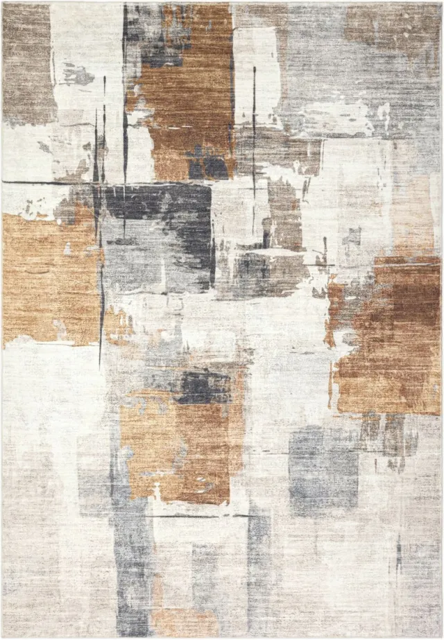 Meghan Lalee Vloerkleed Posh 300 terracotta – 200 x 290 cm – 100% polyester, machinegeweven