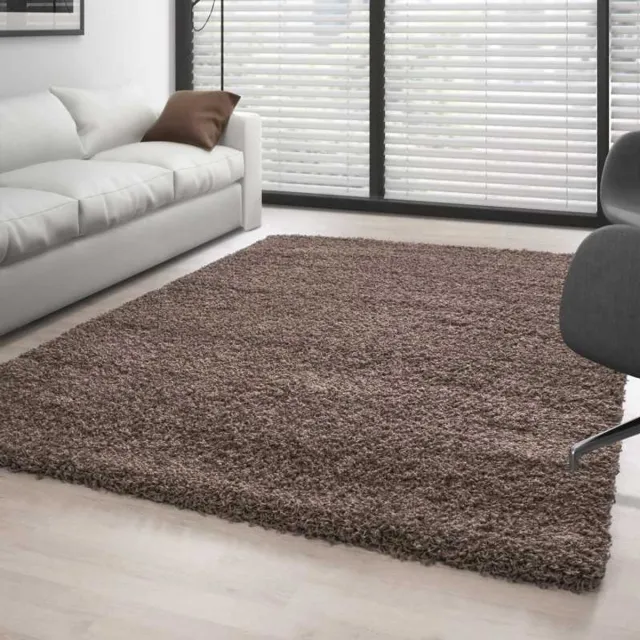 TapisTrend Harig tapijt Mocca Hoogpolig, enkelkleurig