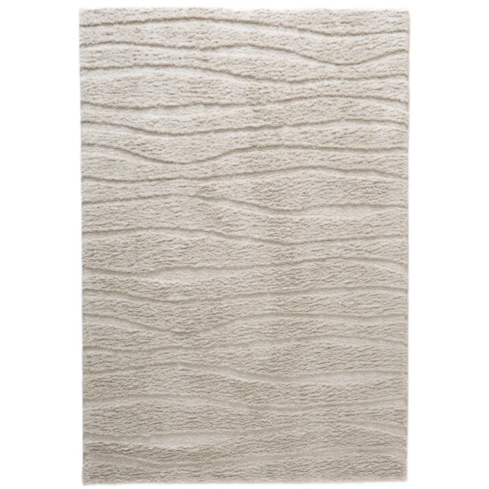 NOUS Living vloerkleed Tennen crème taupe