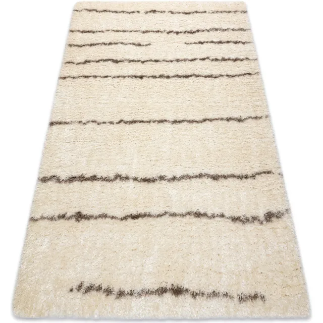 RUGSX Kleden Rugsx Tapijt FLUFFY 2371 shaggy riemen room Beige