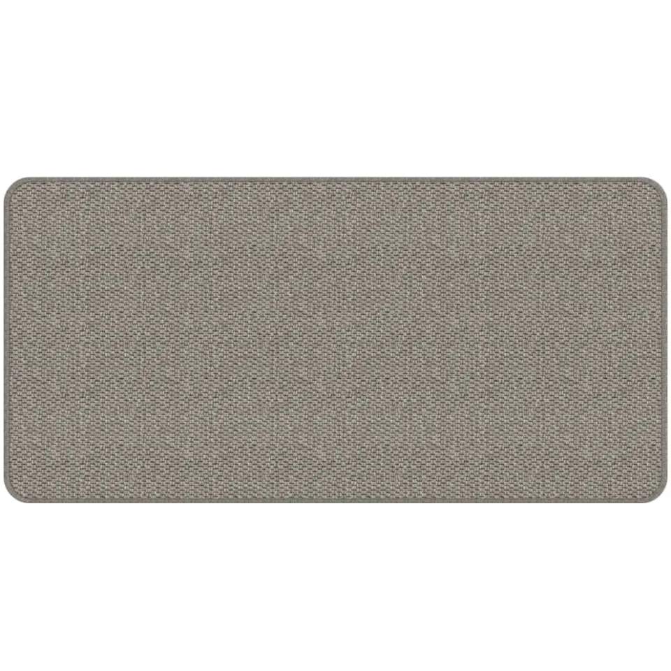 vidaXL Tapijtloper 50x100 cm sisal-look zilverkleurig, foto 2
