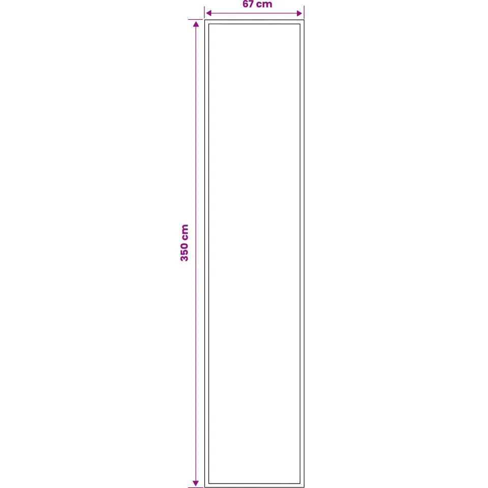 vidaXL Tapijtloper FLORNES Geweven Bruin Bladeren 67 x 350 cm PP 7 mm, foto 3