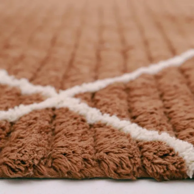Nattiot Vloerkleed Lassa Toffee Small Voor Kinderkamer - Tapijt 100 x 150 cm