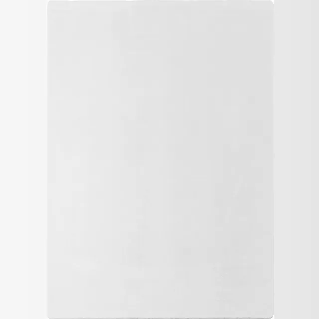 Muratap JOY Effen Soft Rond Vloerkleed – 100% Polyester – Anti-Slip - Wit- 160 CM Ø