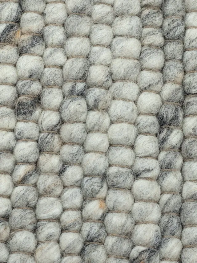 Brinker Carpets Verona Natural Grey 834 Vloerkleed - Grijs - Rechthoekig - Wol - Woonkamer - Gespikkeld - Industrieel, Modern