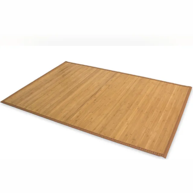 Homestyle4u Bamboe tapijt - 60 x 240 cm - Bruin Lichtbruin