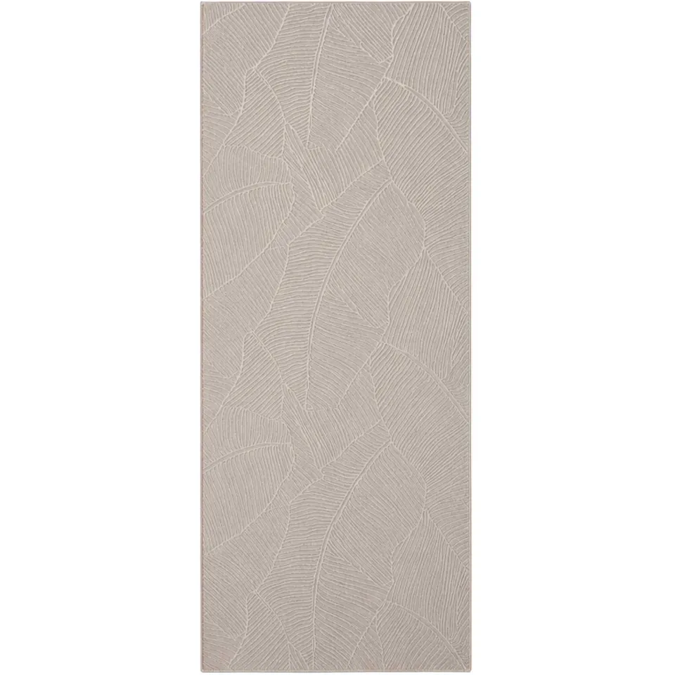 vidaXL Vloerkleed IZA Beige 80 x 200 cm 100% Polyester Laagpolig, foto 3
