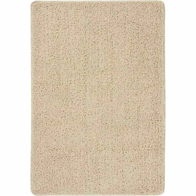 vidaXL Vloerkleed shaggy anti-slip 160x230 cm crèmekleurig