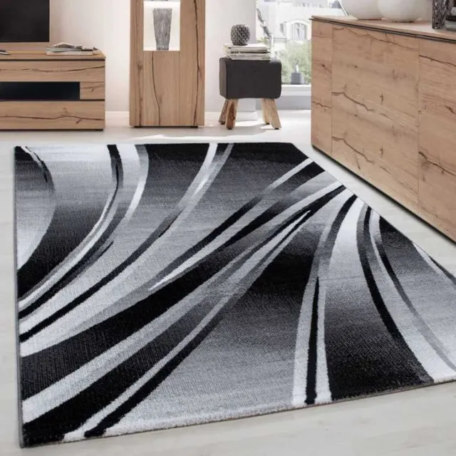 TapisTrend Designer tapijt Zwart-Grijs-Wit Parma 9210 Modern