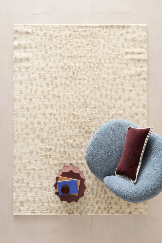 NOUS Living Moon vloerkleed zand crème, foto 2