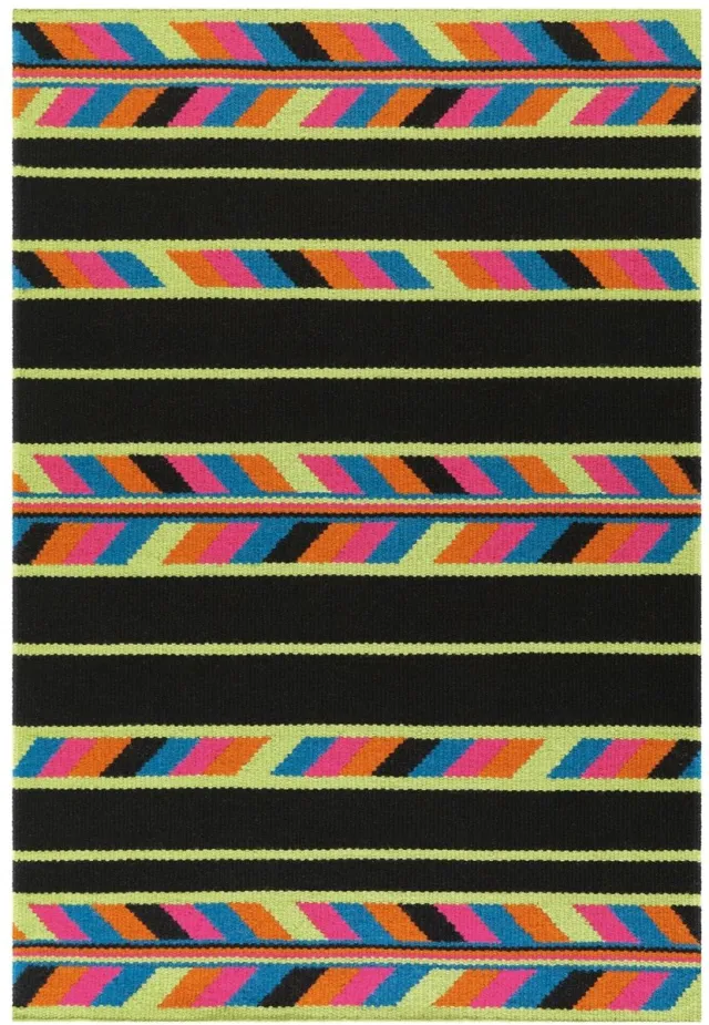 Dutch XXL Wollen Vloerkleed | Tapijt | Craft | Strepen | Multikleur