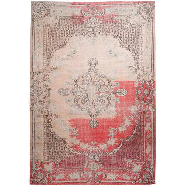 Dutch XXL Vintage Vloerkleed | Tapijt | Vin | Ornamenteel | Rood | 160x230 cm
