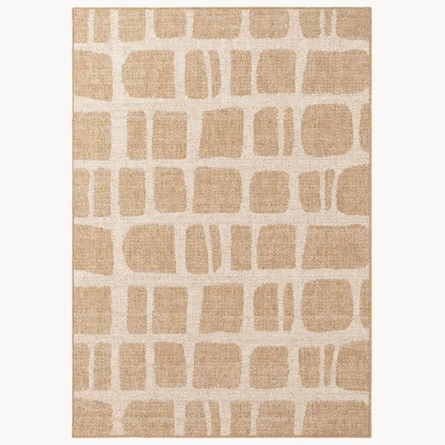 Ted Baker Laagpolig in- & outdoor vloerkleed Ruskin Beige