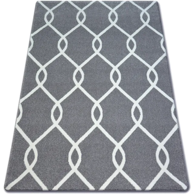 RUGSX Kleden Rugsx Tapijt SKETCH - F934 grijs / witkleuring 240x330 cm