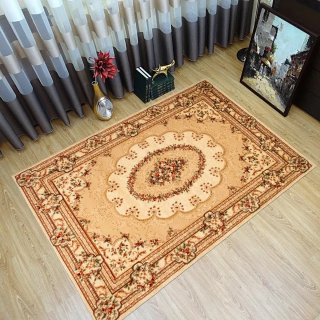 Tapiso Yesemek Vloerkleed Woonkamer Slaapkamer Creme Traditioneel Vintage Medaillon Frame Design Interieur Woonsfeer Hoogwaardig Tapijt