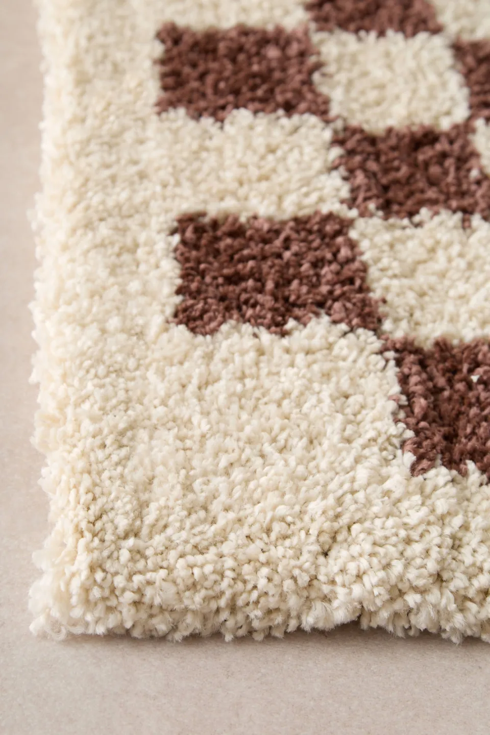 NOUS Living Teun vloerkleed crème bruin, foto 4