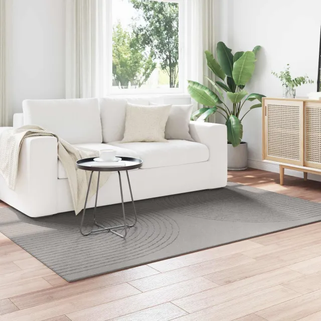 vidaXL Binnen kleed GALATI Grijs 120 x 170 cm Polyester Medium Pile, foto 2
