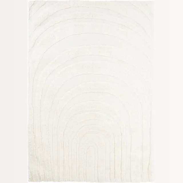 By-Boo Vloerkleed Maze 160x230cm - off-white Wit