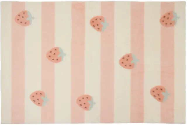 Atmosphera Kids Couka Vloerkleed Aardbei - 100x150cm - Roze